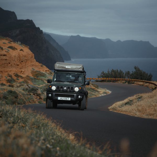 Suzuki "Kaki" Jimny Overland Camper with a Roof Tent - Green - Image 2
